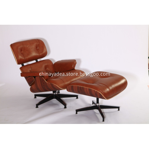 Charles and Ray Eames Lounge Chair and Ottoman